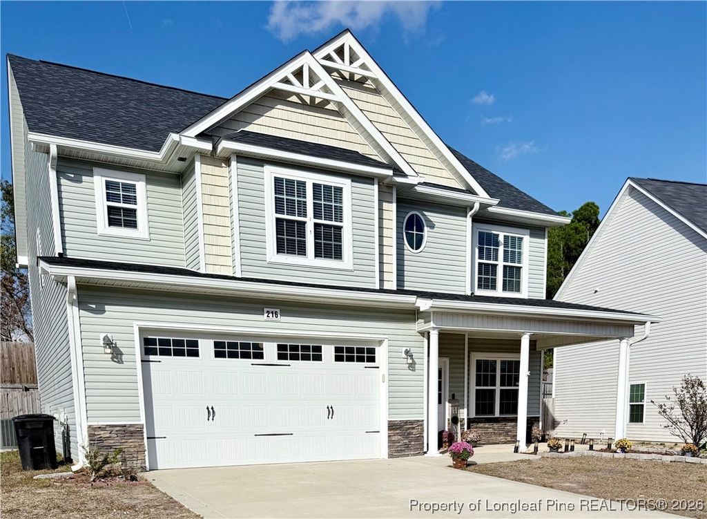 Photo of 216 Weston Woods Street, Raeford, NC 28376 (MLS # 755881)