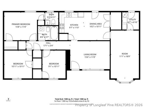 Tiny photo for 714 Bronco Lane, Fayetteville, NC 28303 (MLS # 762622)