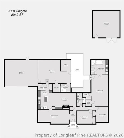 Tiny photo for 2328 Colgate Drive, Fayetteville, NC 28304 (MLS # 764974)