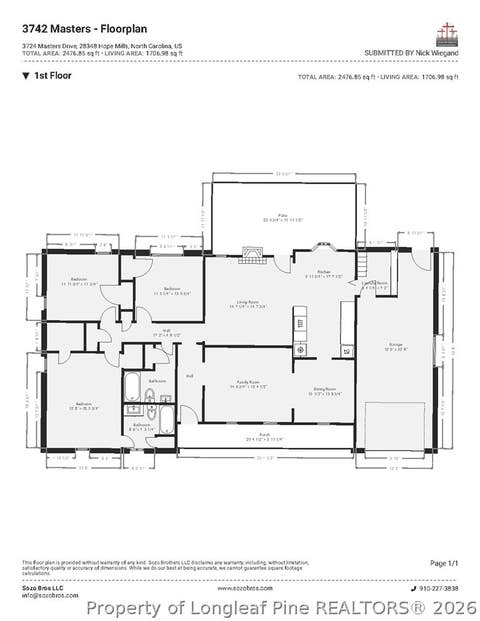 Tiny photo for 3724 Masters Drive, Hope Mills, NC 28348 (MLS # 767623)