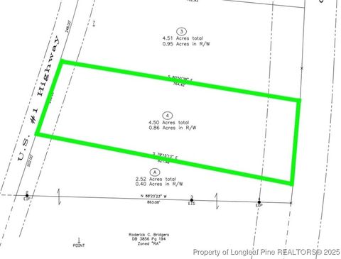 Lot 4 Us 1 Highway Vass NC 28394