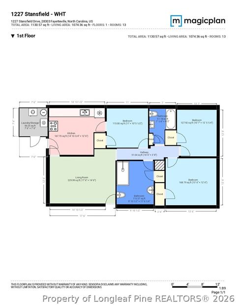 Tiny photo for 1227 Stansfield Drive, Fayetteville, NC 28303 (MLS # 765513)