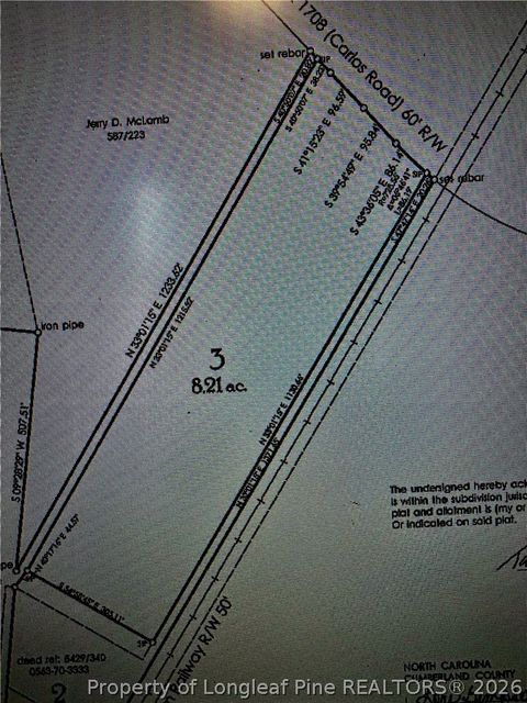Tiny photo for 0 Carlos Road, Linden, NC 28356 (MLS # 762276)