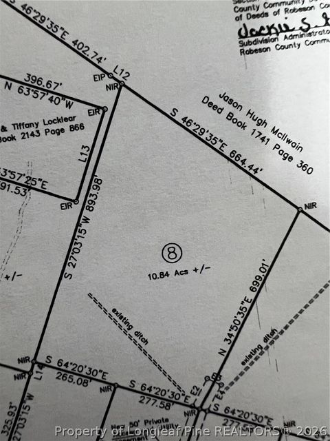 Photo of Lot 8 Buie Philadelphus Road, Red Springs, NC 28377 (MLS # 760848)