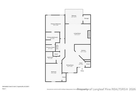 Tiny photo for 350 Bubble Creek Court #7, Fayetteville, NC 28311 (MLS # 759217)