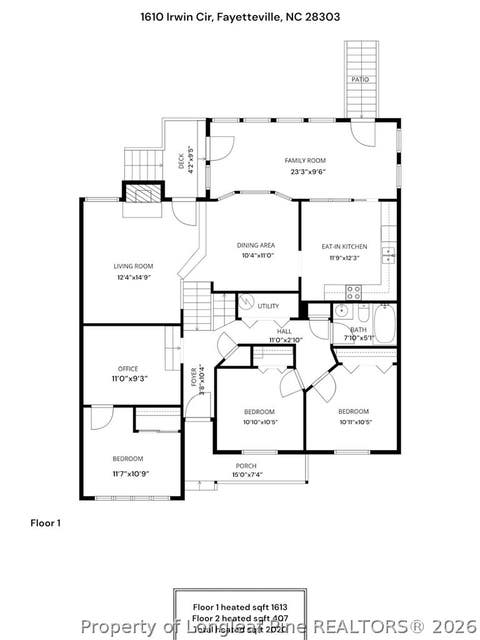 Tiny photo for 1610 Irwin Circle, Fayetteville, NC 28303 (MLS # 766956)