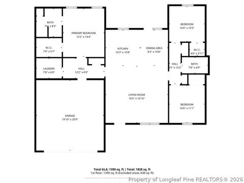 Tiny photo for 525 Deerpath Drive, Fayetteville, NC 28311 (MLS # 757630)