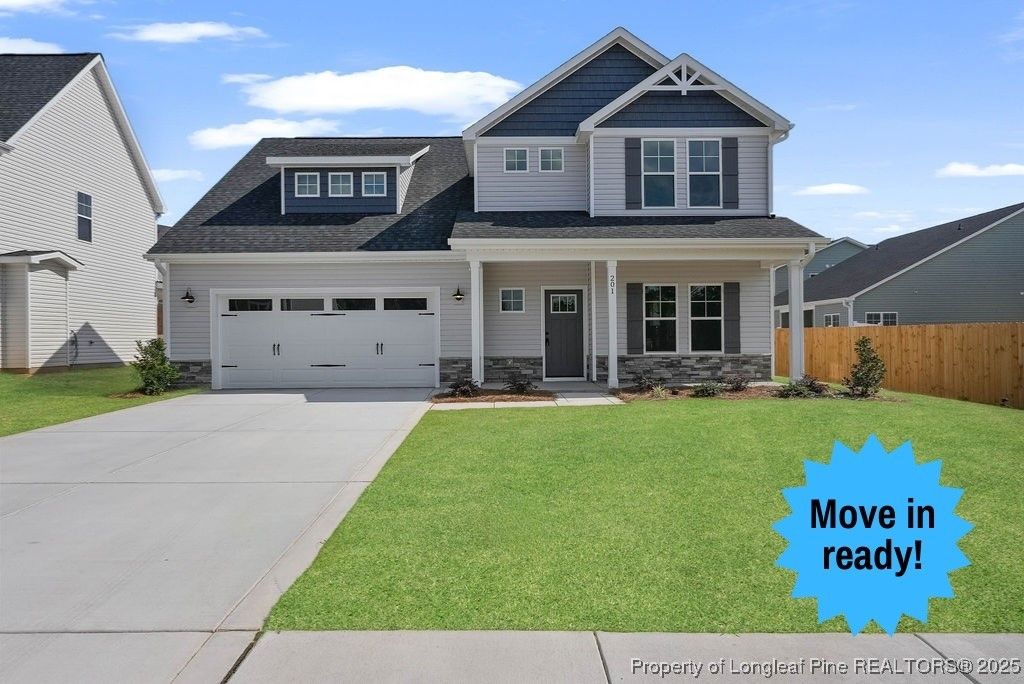 Photo of 201 Brickhill (Lot 456) Drive, Raeford, NC 28376 (MLS # 740288)