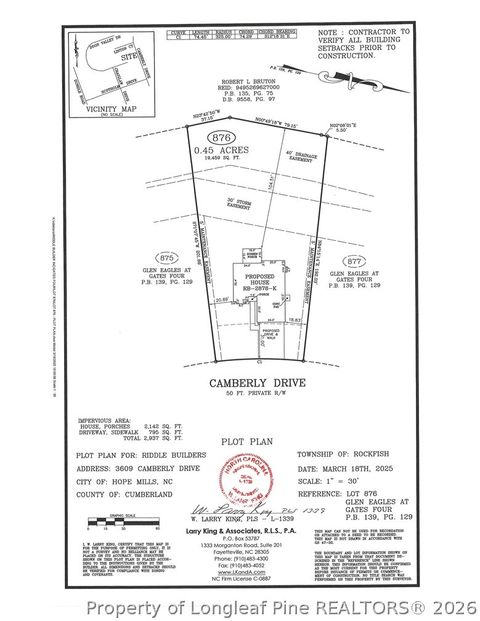 Tiny photo for 3609 Camberly (Lot 876) Drive, Fayetteville, NC 28306 (MLS # 763031)