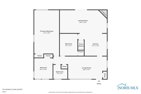 Tiny photo for 331 Southdale Drive, Toledo, OH 43612 (MLS # 6136485)