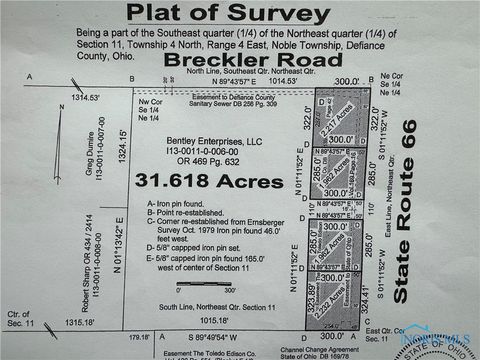 Tiny photo for 0 N St Rt 66 State Highway, Defiance, OH 43512 (MLS # 6136541)