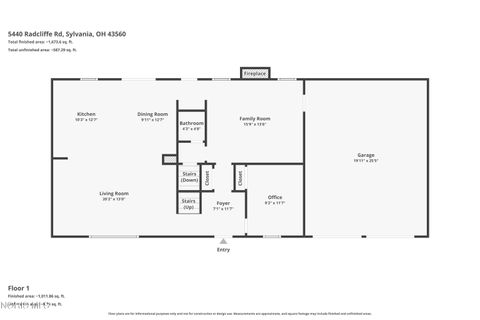 Tiny photo for 5440 Radcliffe Road, Sylvania, OH 43560 (MLS # 10007110)