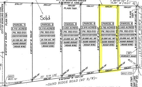 Vacant Land For Sale - 14580 Sand Ridge Road<br/> Bowling Green, OH 43402
