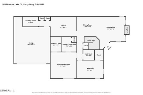 Tiny photo for 9856 Connor Lake Circle, Perrysburg, OH 43551 (MLS # 10014094)
