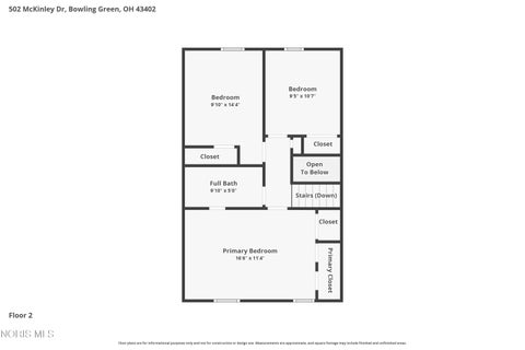 Tiny photo for 502 Mckinley Drive, Bowling Green, OH 43402 (MLS # 10009117)