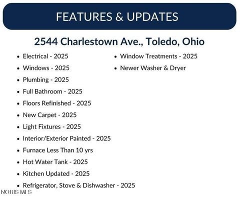 Tiny photo for 2544 Charlestown Avenue, Toledo, OH 43613 (MLS # 10004275)