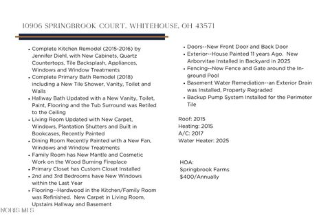 Tiny photo for 10906 Springbrook Court, Whitehouse, OH 43571 (MLS # 10006602)