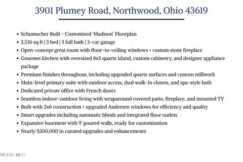 Tiny photo for 3901 Plumey Road, Northwood, OH 43619 (MLS # 10006477)