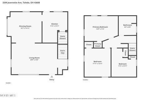 Tiny photo for 3209 Jeannette Avenue, Toledo, OH 43608 (MLS # 10004634)