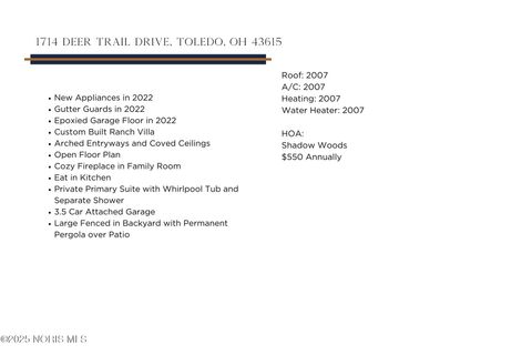 Tiny photo for 1714 Deer Trail Drive, Toledo, OH 43615 (MLS # 10001954)