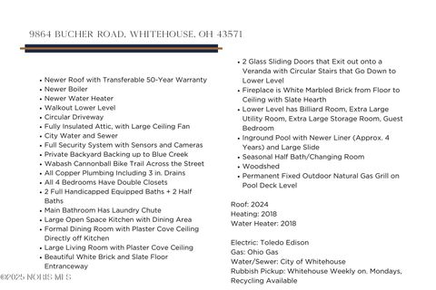 Tiny photo for 9864 Bucher Road, Whitehouse, OH 43571 (MLS # 10002637)