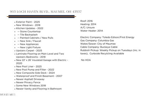 Tiny photo for 903 Lochhaven Boulevard, Maumee, OH 43537 (MLS # 10006065)