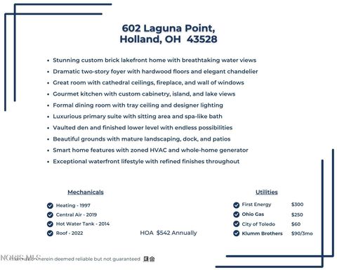 Tiny photo for 602 Laguna Point, Holland, OH 43528 (MLS # 10009406)