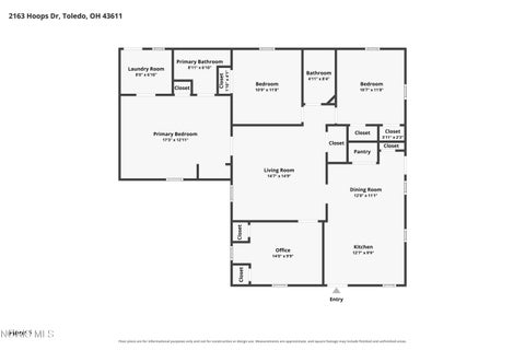 Tiny photo for 2163 Hoops Drive, Toledo, OH 43611 (MLS # 10014835)