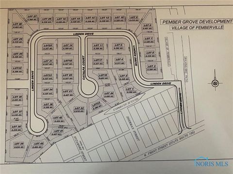 Vacant Land For Sale - 459 Linden (lot 40) Drive<br/> Pemberville, OH 43450