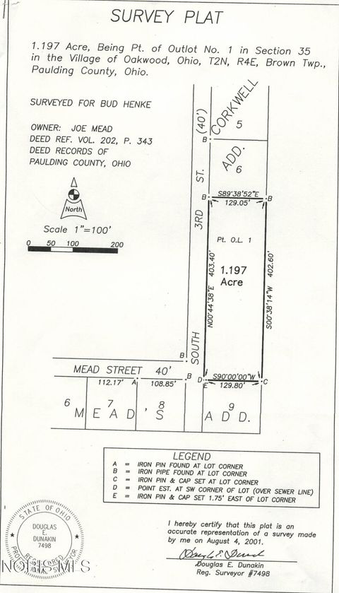 Tiny photo for 121 S 3rd Street, Oakwood, OH 45873 (MLS # 10007935)
