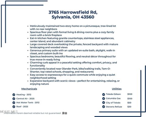 Tiny photo for 3765 Harrowsfield Road, Sylvania, OH 43560 (MLS # 10010154)
