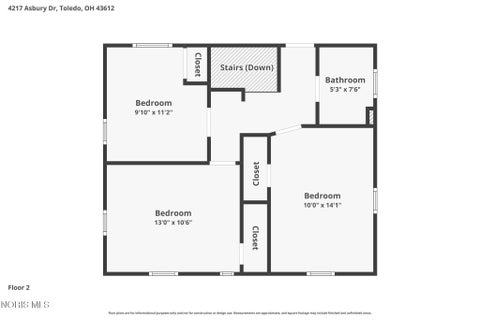 Tiny photo for 4217 Asbury Drive, Toledo, OH 43612 (MLS # 10010522)