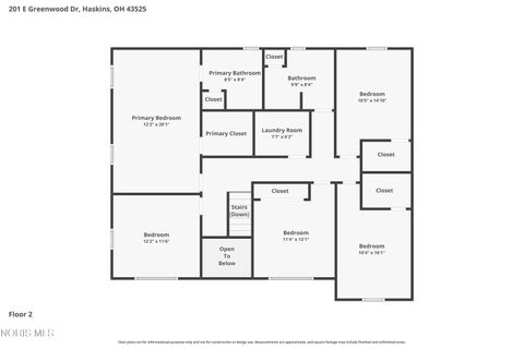 Tiny photo for 201 E Greenwood Drive, Haskins, OH 43525 (MLS # 10005788)