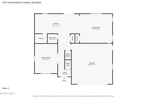 Tiny photo for 201 E Greenwood Drive, Haskins, OH 43525 (MLS # 10005788)