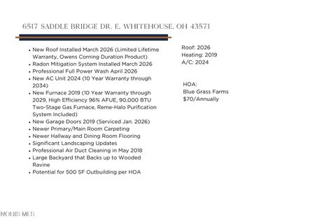 Tiny photo for 6517 Saddle Bridge Drive, Whitehouse, OH 43571 (MLS # 10006734)