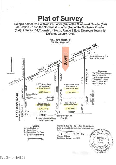 Tiny photo for Bend, Defiance, OH 43512 (MLS # 10011049)