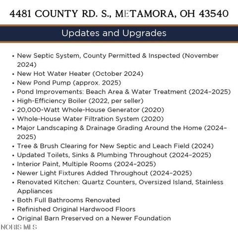 Tiny photo for 4481 County Rd. S Road, Metamora, OH 43540 (MLS # 10012253)