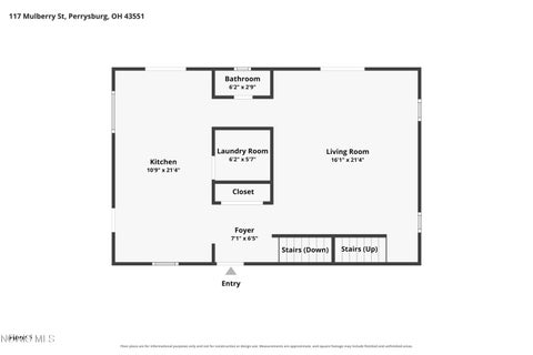 Tiny photo for 117 Mulberry Street, Perrysburg, OH 43551 (MLS # 10012646)