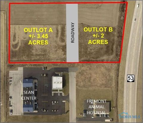 Vacant Land For Sale - OUTLOT A Sean Drive<br/> Sandusky County, Fremont, OH 43420