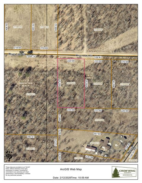 Lot 8 Meyer Lake Road Fifty Lakes MN 56448