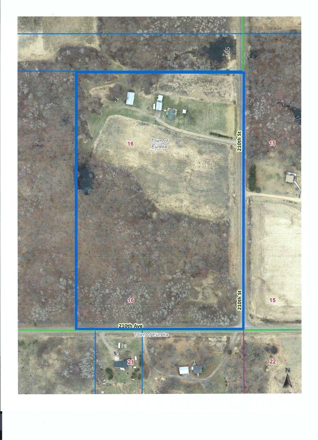 Photo of 2115 210th Street St, Eureka Twp, WI 54824 (MLS # 7047842)