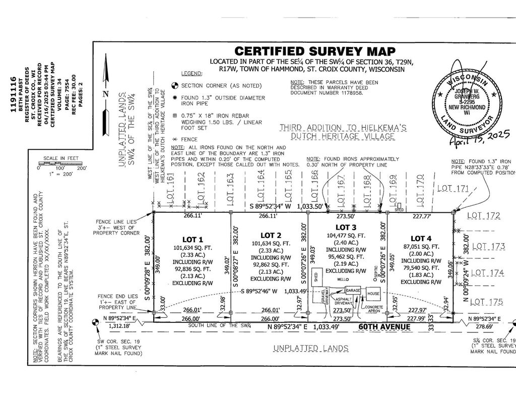 Photo of Lot 1 60th Ave, Hammond, WI 54002 (MLS # 6712556)