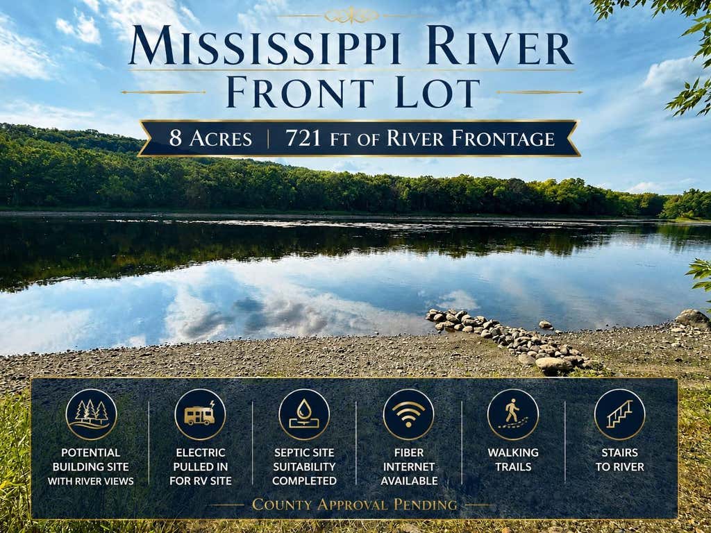 Photo of 8 Acres Mississippi Bedow Road, Fort Ripley, MN 56449 (MLS # 7126891)