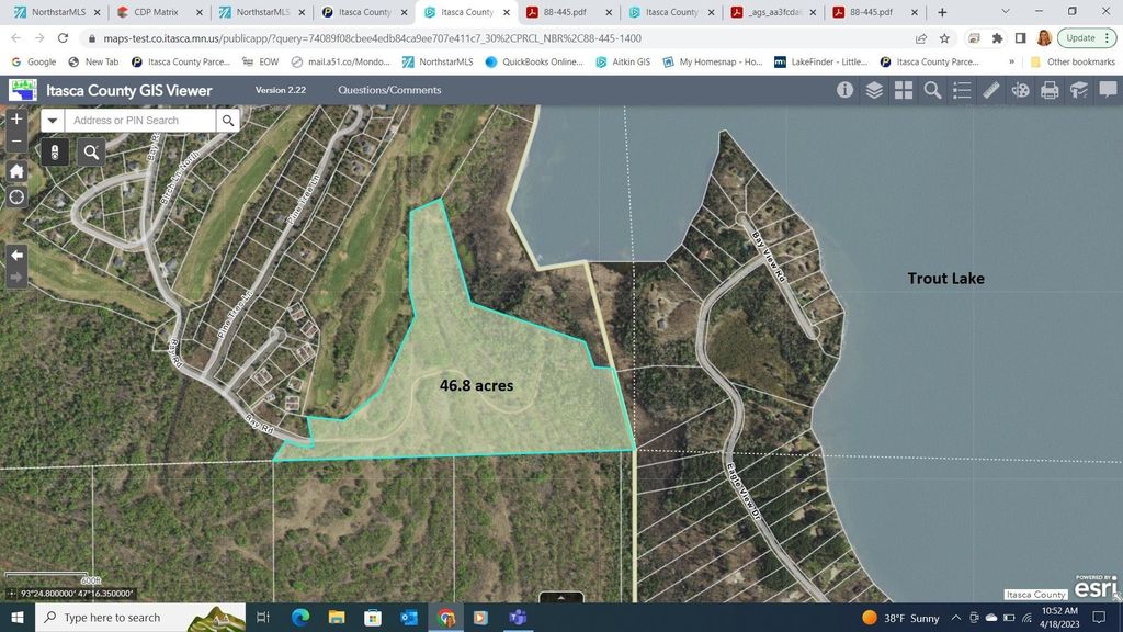 Photo of TBD Bay Rd TBD Bay Rd, Coleraine, MN 55722 (MLS # 7032658)