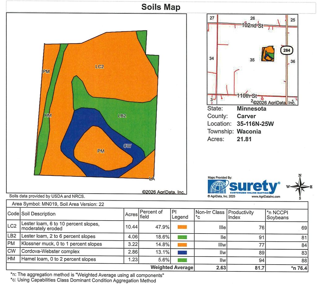 Photo of XXX Highway 284, Cologne, MN 55322 (MLS # 7019129)