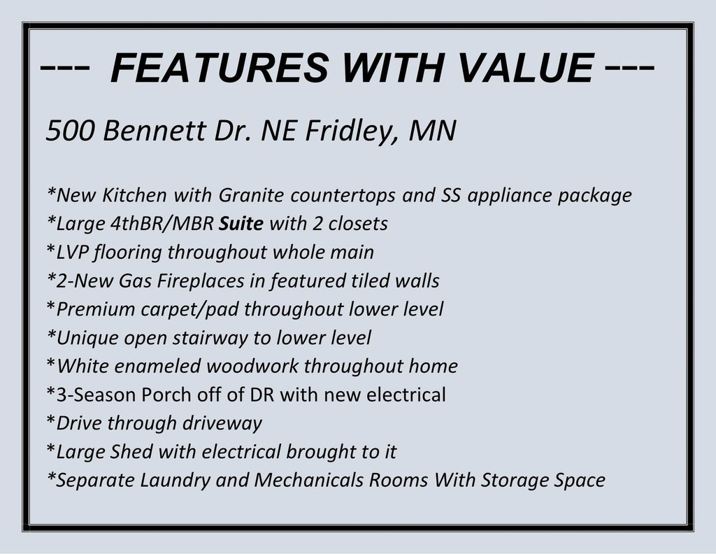 Photo of 500 Bennett Drive NE, Fridley, MN 55432 (MLS # 7143324)