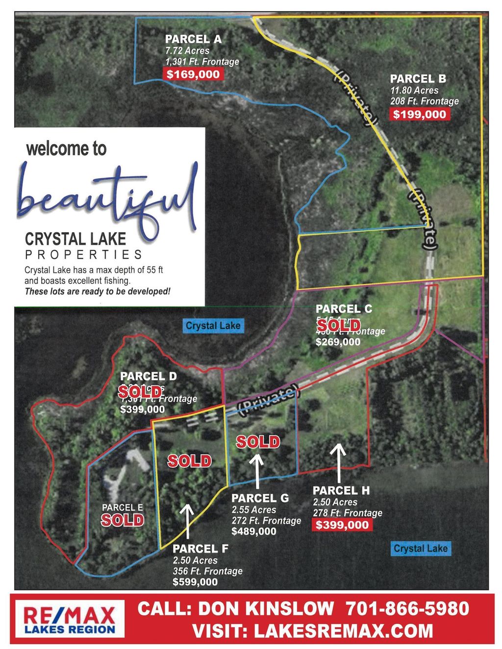 Photo of Parcel A Crystal pt. Drive, Pelican Rapids, MN 56572 (MLS # 7047039)