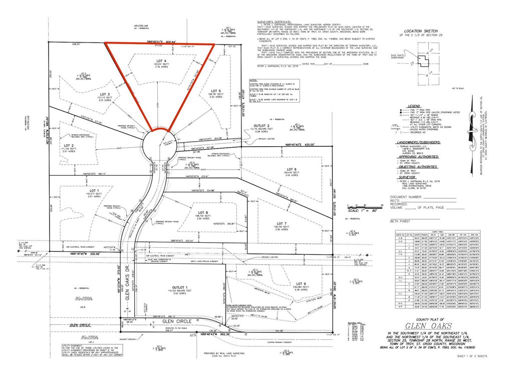 Photo of Lot 4 Glen Oaks Drive, River Falls, WI 54022 (MLS # 7025280)