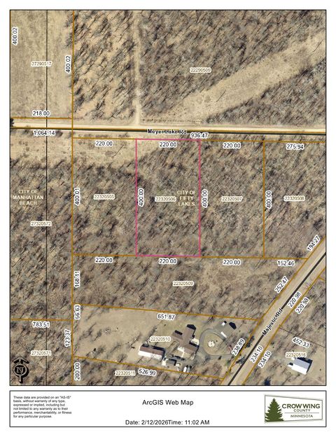 Lot 7 Meyer Lake Road Fifty Lakes MN 56448