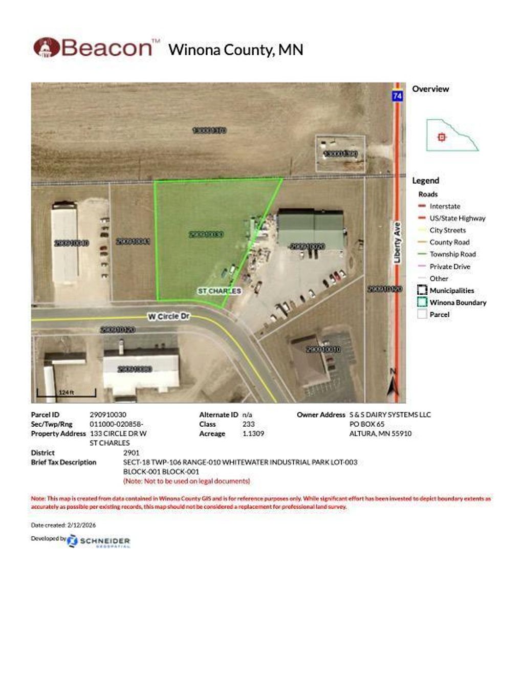 Photo of 133 W Circle Drive, Saint Charles, MN 55972 (MLS # 7020874)